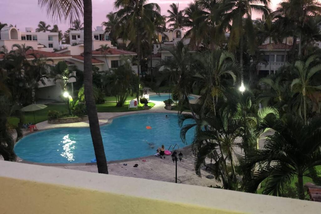 Hermoso Apartamento En Manzanillo Con Alberca Y Cancha De Tenis, Ideal Para Relajarse Y Disfrutar De Una Escapada Tranquila En El Paraiso Tropical ภายนอก รูปภาพ